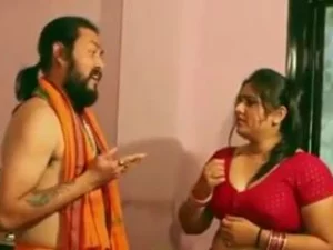 Couple indien s'engage dans le sexe anal sur une poutre